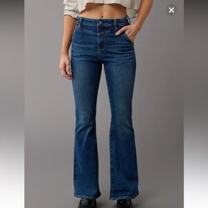 AMERICAN EAGLE super high rise flare jeans